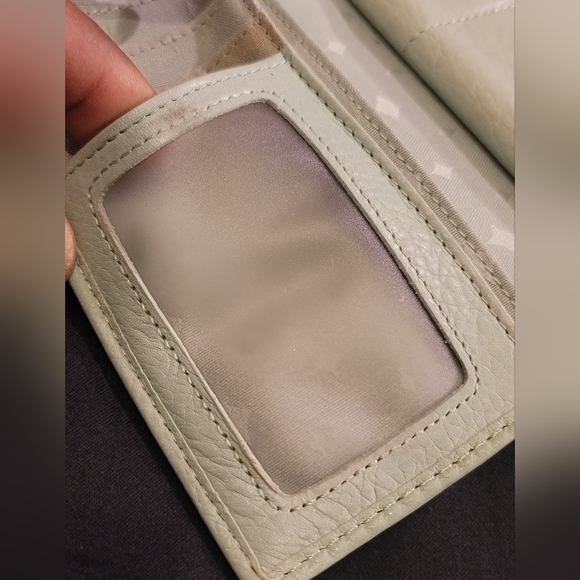 FOSSIL Marlow Green Leather Multifunction Trifold Wallet - Picture 3 of 12